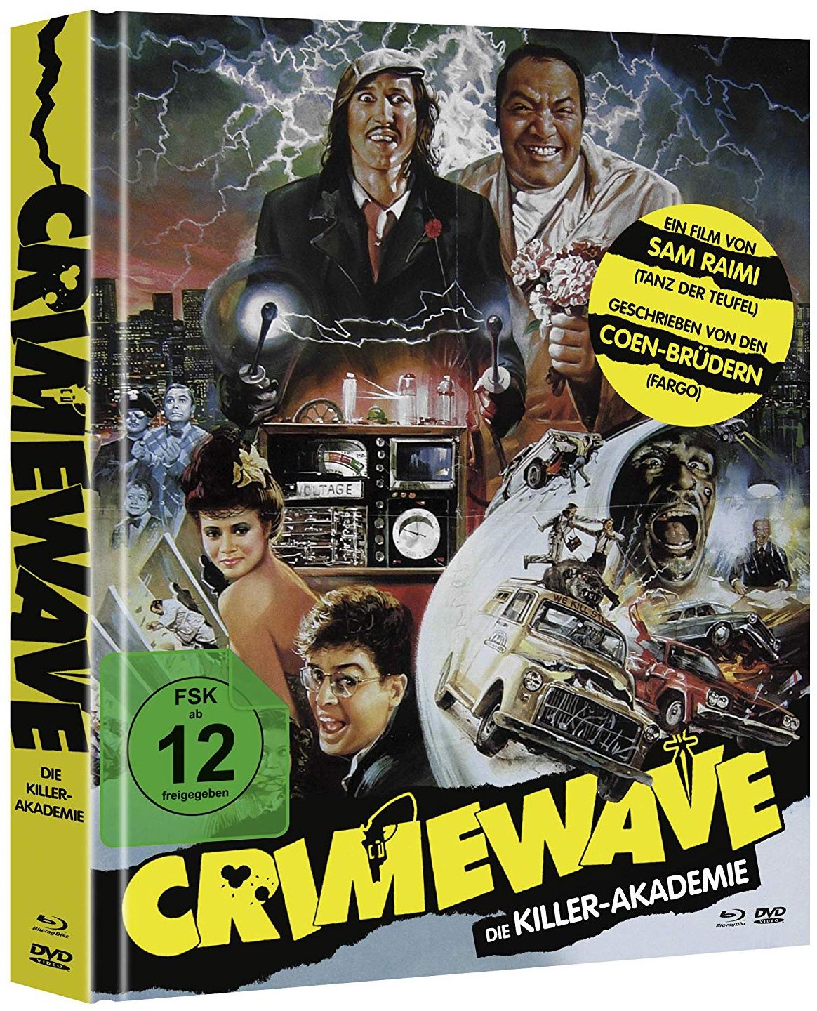 Crimewave - Die Killer-Akademie (Lim. Uncut Mediabook - Cover A) (DVD + BLURAY)