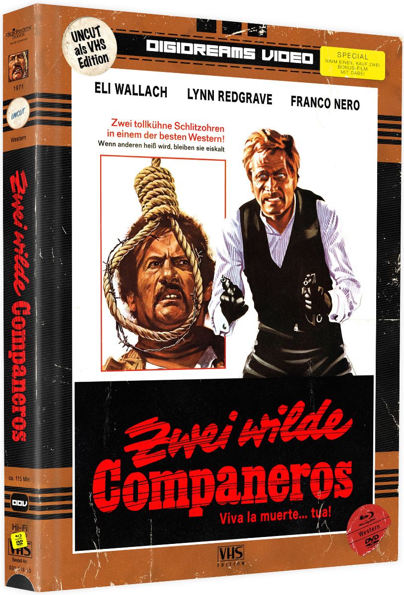 Zwei wilde Companeros (Lim. Uncut Mediabook) (2 DVD + 2 BLURAY)