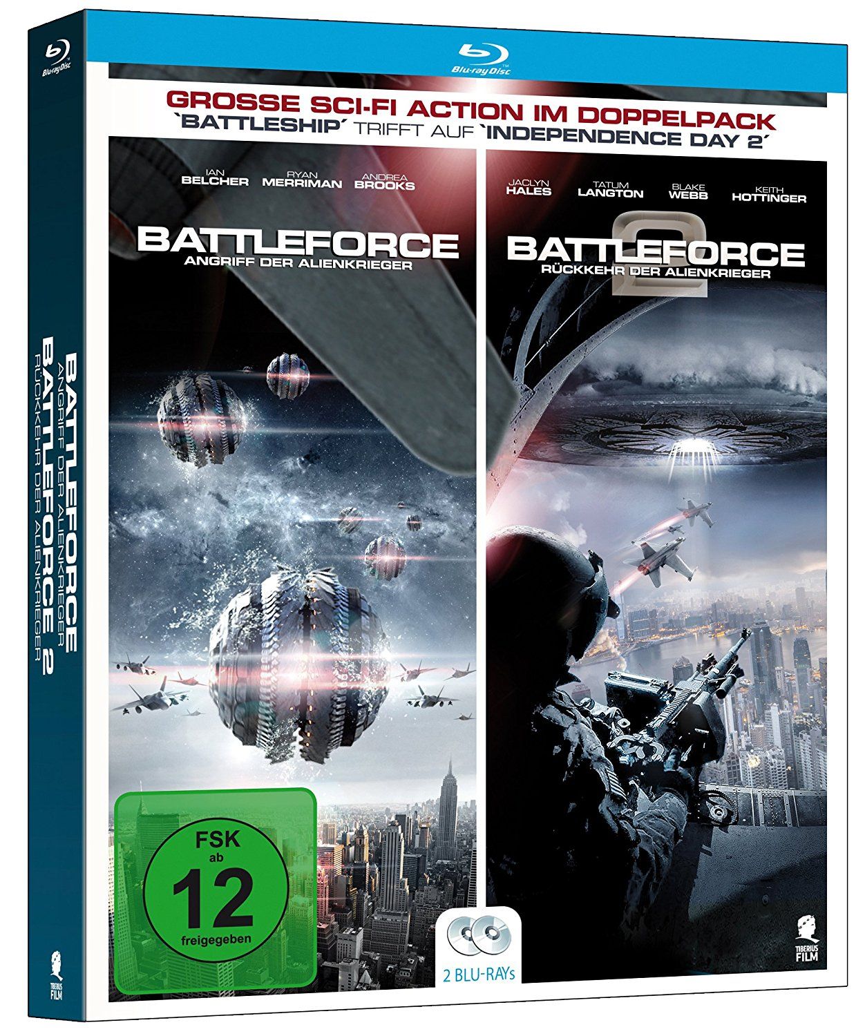 Battleforce - Angriff der Alienkrieger / Battleforce 2 - Rückkehr der Alienkrieger (Double Feature) (2 Discs) (BLURAY)