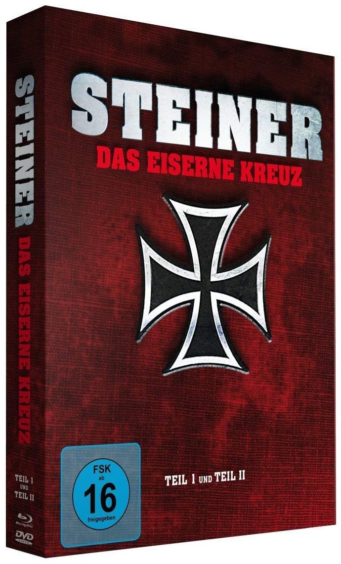 Steiner - Das eiserne Kreuz 1+2 (Lim. Uncut Double Feature Mediabook) (2 DVD + 2 BLURAY)