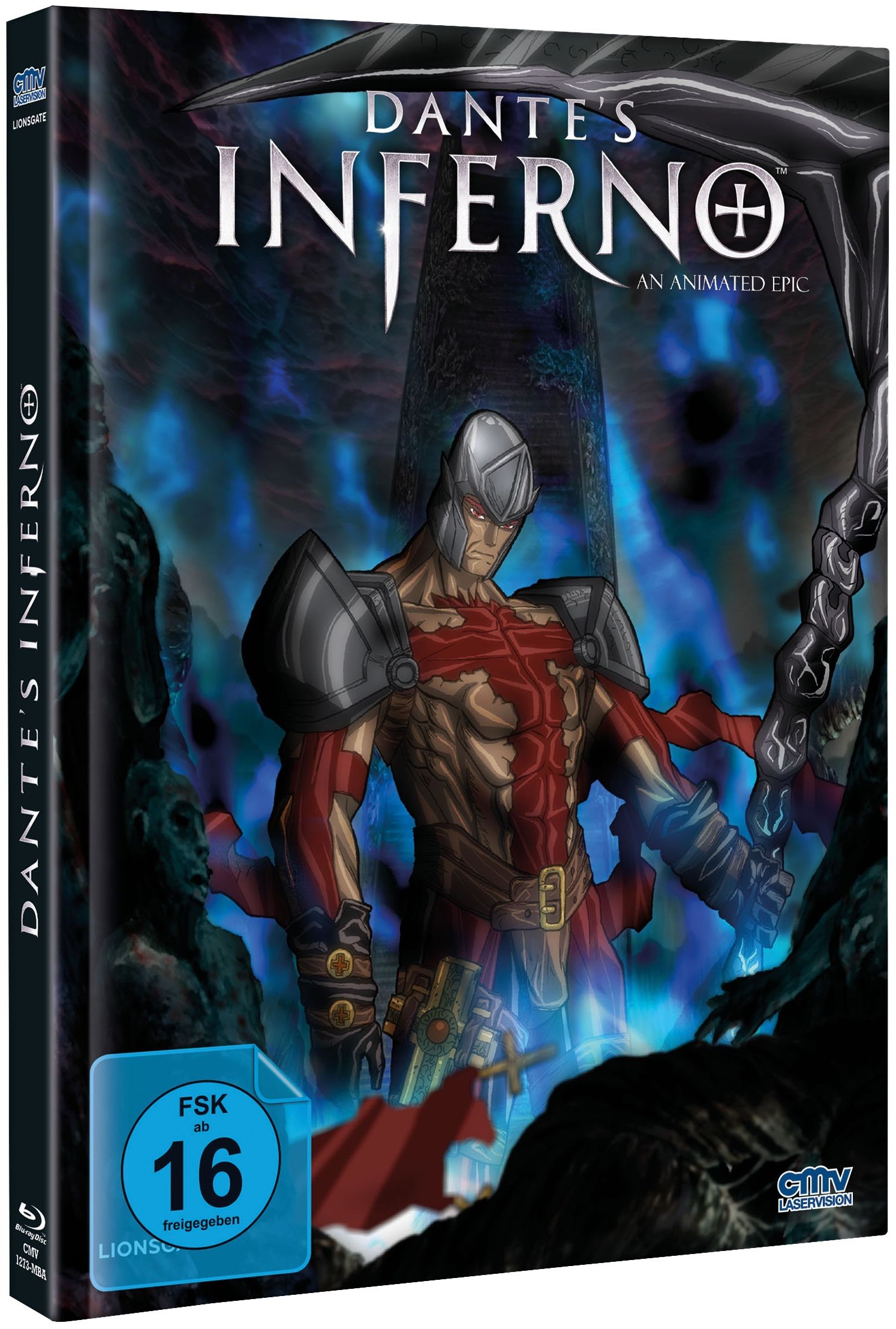 Dante's Inferno - An Animated Epic (Lim. Uncut Mediabook - Cover E) (DVD + BLURAY)