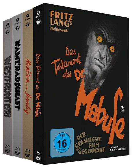 4 Filmklassiker als Mediabook (4er Mediabook Bundle) (8 Discs) (DVD + BLURAY)