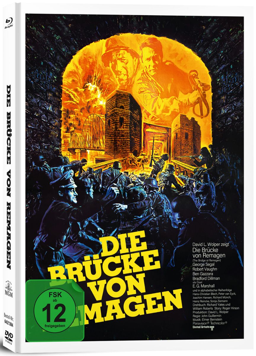 Brücke von Remagen, Die (Lim. Uncut Mediabook) (3 Discs) (DVD + BLURAY)