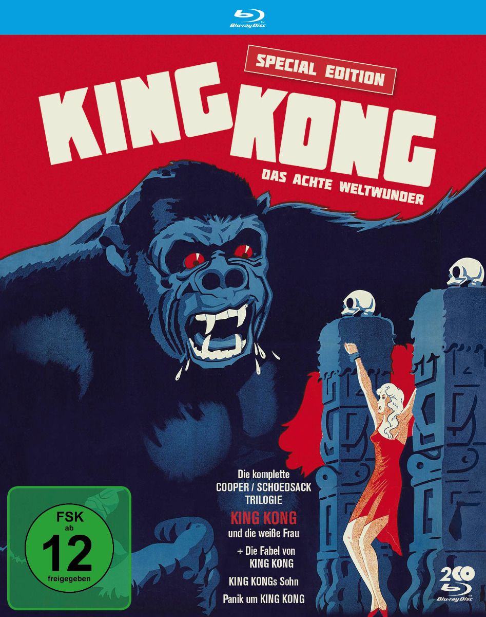 King Kong - Das achte Weltwunder Trilogie (Special Edition) (2 Discs) (BLURAY)