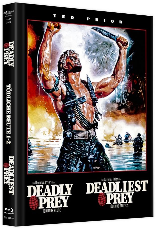 Deadly Prey / Deadliest Prey (Lim. Uncut Double Feature Mediabook) (4 Discs) (DVD + BLURAY)