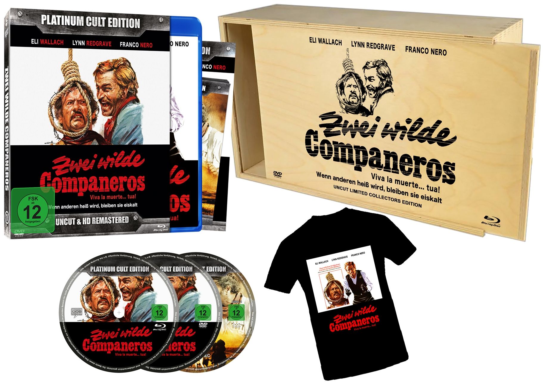 Zwei wilde Companeros (Lim. Holzbox) (3 Discs) (DVD + BLURAY)