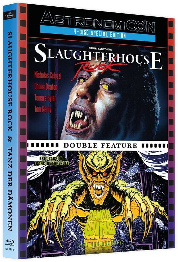 Slaughterhouse Rock / Tanz der Dämonen (Lim. Uncut wattierts Double Feature Mediabook) (4 Discs) (DVD + BLURAY)