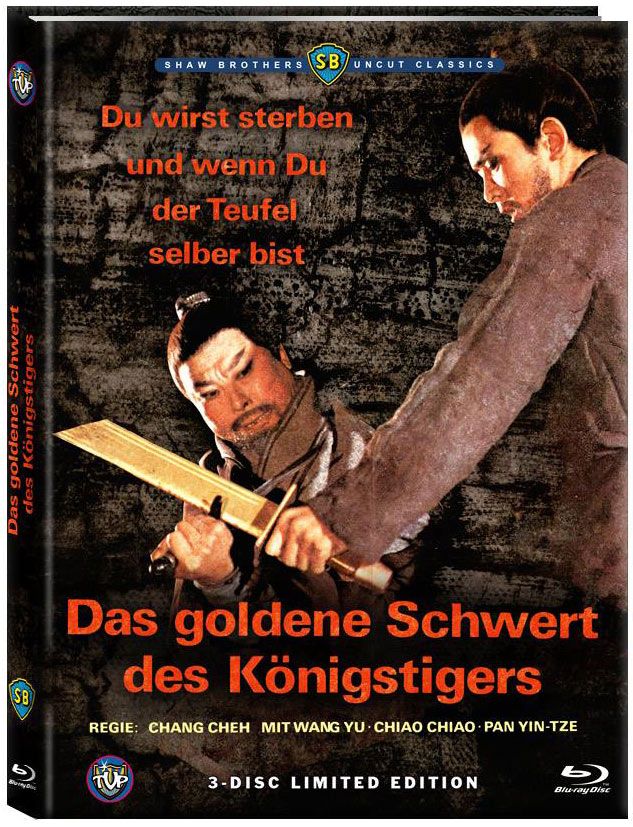 Goldene Schwert des Königstigers, Das (Lim. Uncut Mediabook - Cover A) (2 DVD + BLURAY)