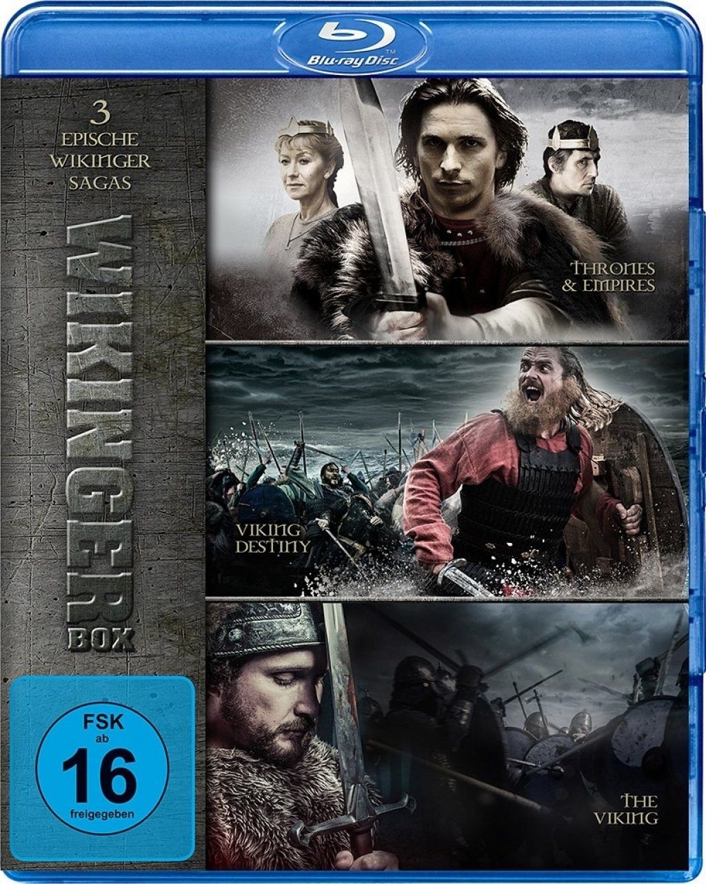 Thrones & Empires / Viking Destiny / The Viking (Wikinger Box) (3 Discs) (BLURAY)