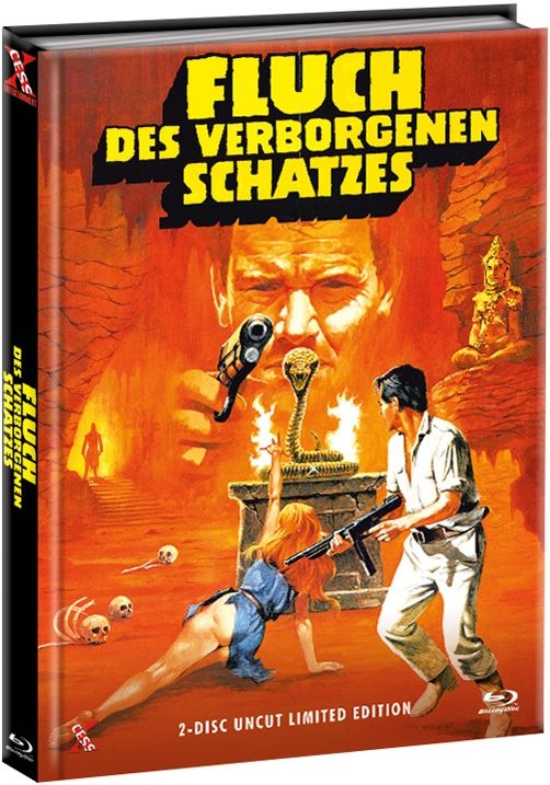 Fluch des verborgenen Schatzes (Lim. Uncut Mediabook - Cover A) (DVD + BLURAY)
