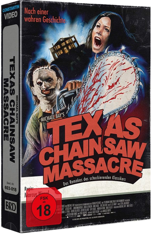 Texas Chainsaw Massacre (2003) (Lim. VHS-Design Edition - Cover A) (BLURAY)