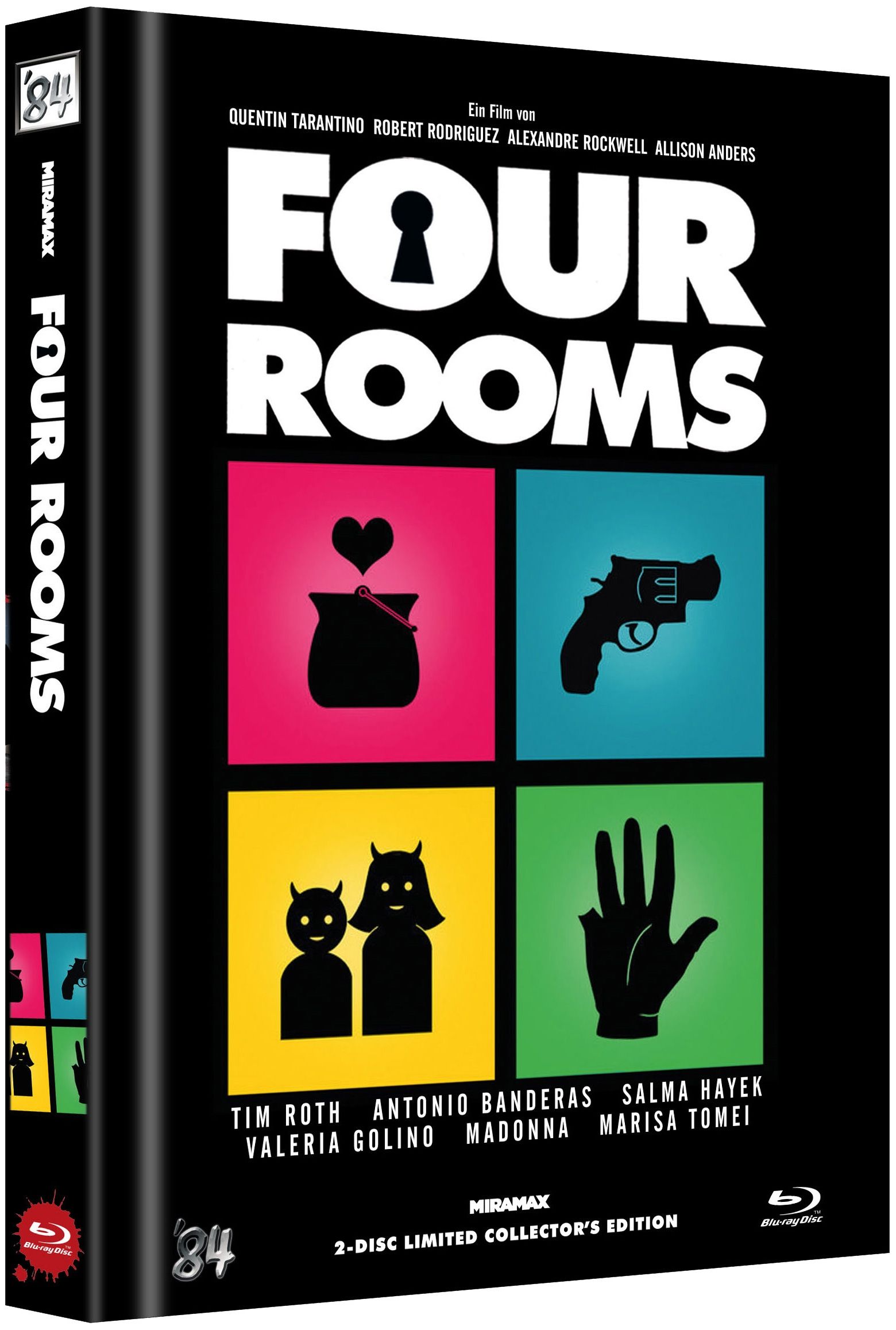 Four Rooms (Lim. Uncut Mediabook - Cover C) (DVD + BLURAY)
