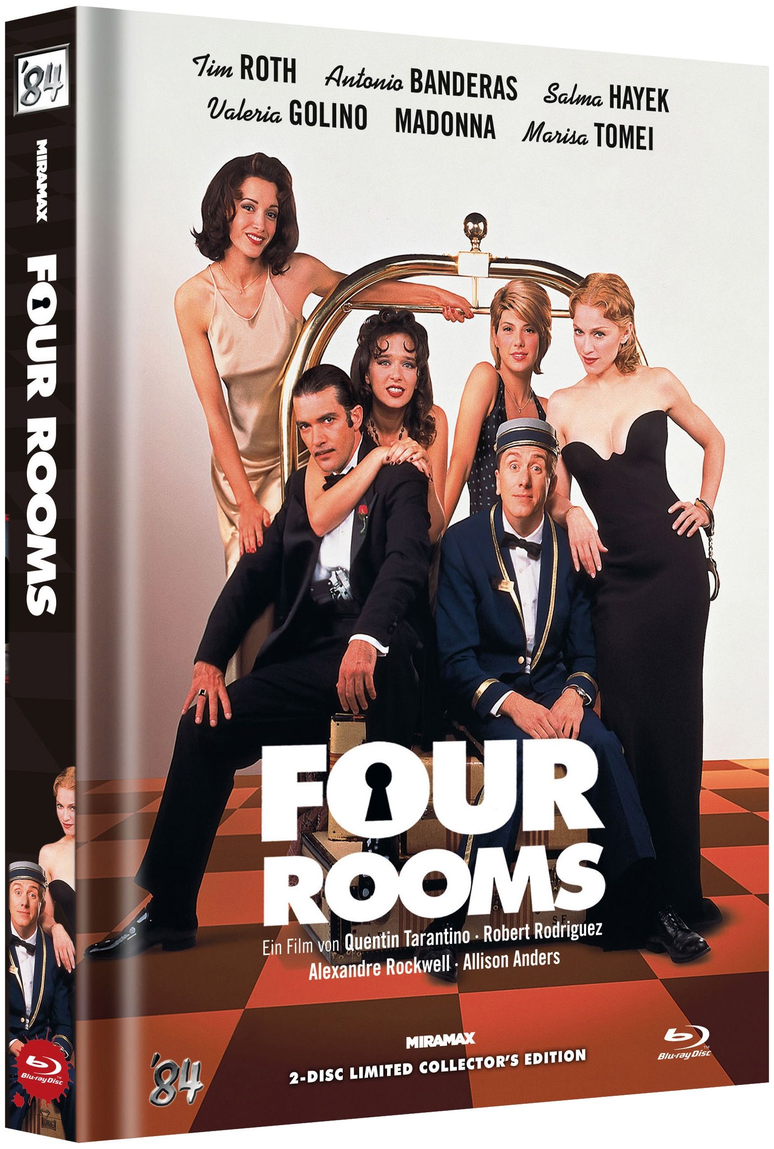 Four Rooms (Lim. Uncut Mediabook - Cover D) (DVD + BLURAY)