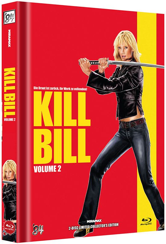 Kill Bill Vol. 2 (Lim. Uncut Mediabook - Cover E) (DVD + BLURAY)