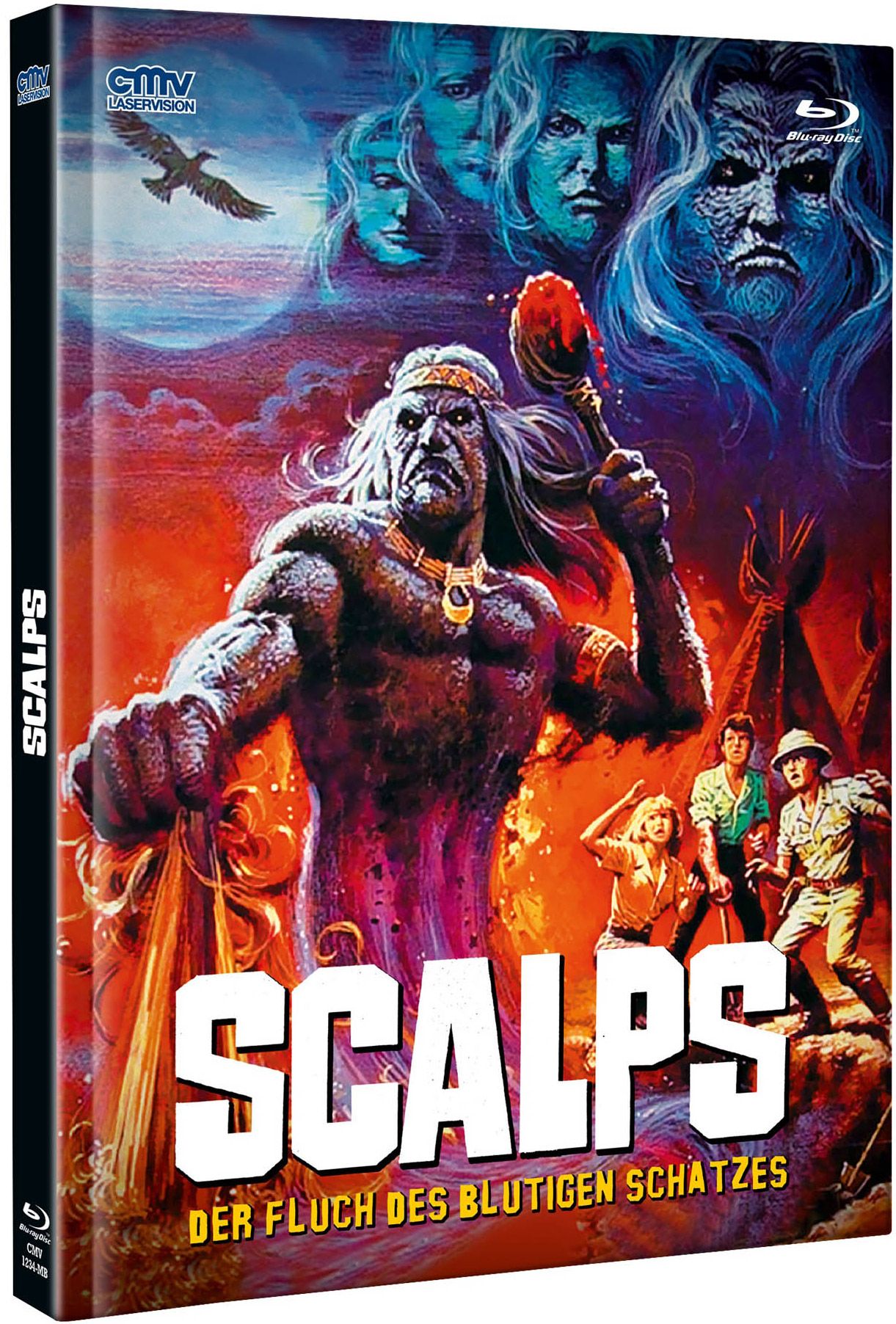 Scalps - Der Fluch des blutigen Schatzes (Lim. Uncut Mediabook - Cover A) (DVD + BLURAY)