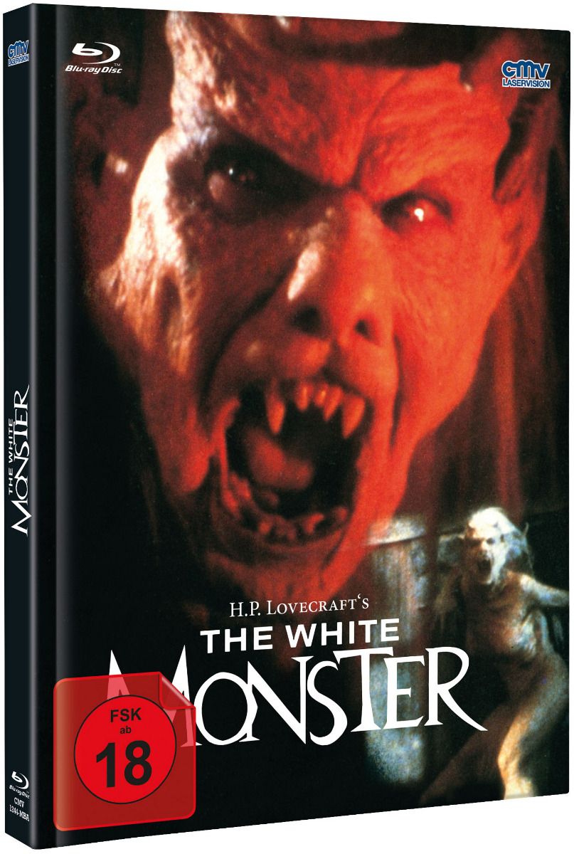White Monster, The (Lim. Uncut Mediabook - Cover A) (Neuauflage) (DVD + BLURAY)
