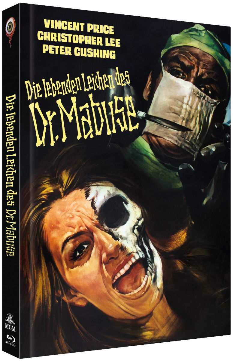Lebenden Leichen des Dr. Mabuse, Die (Lim. Uncut Mediabook - Cover B) (DVD + BLURAY)