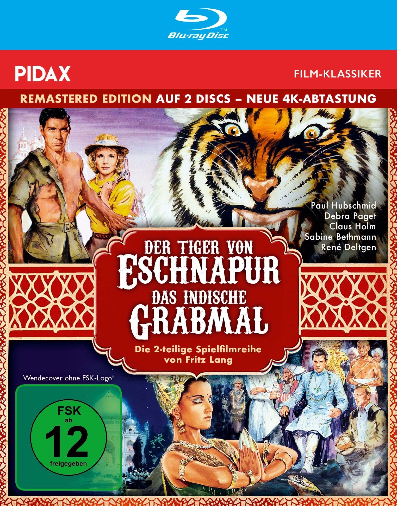 Tiger von Eschnapur, Der / Das indische Grabmal (Double Feature) (2 Discs) (BLURAY)