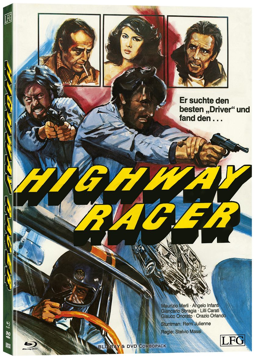 Highway Racer (Lim. Uncut Mediabook - Cover B) (DVD + BLURAY)