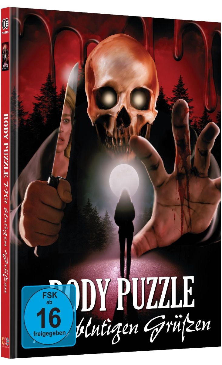 Body Puzzle - Mit blutigen Grüßen - Cover B - Mediabook (Blu-Ray+DVD) - Limited Edition