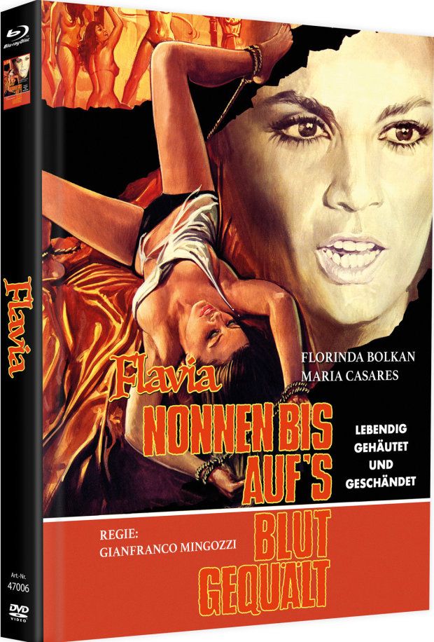 Flavia - Leidensweg einer Nonne - Cover A - Mediabook (Blu-Ray+3DVD) - Limited 222 Edition