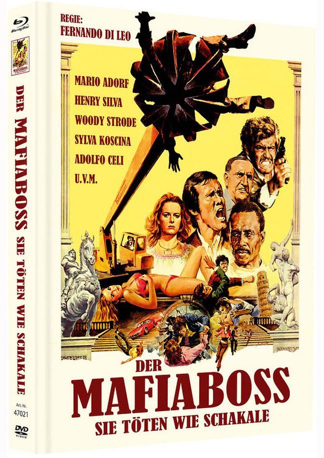 Der Mafiaboss - Sie töten wie Schakale - Cover B - (Blu-Ray+DVD) - Mediabook - Limited 111 Edition
