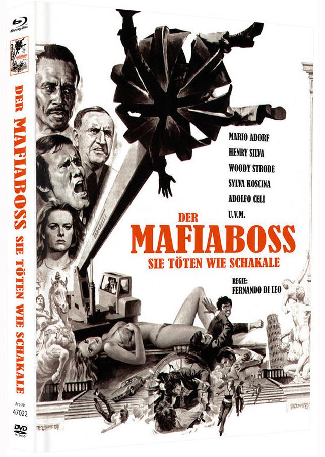 Der Mafiaboss - Sie töten wie Schakale - Cover C - (Blu-Ray+DVD) - Mediabook - Limited 111 Edition