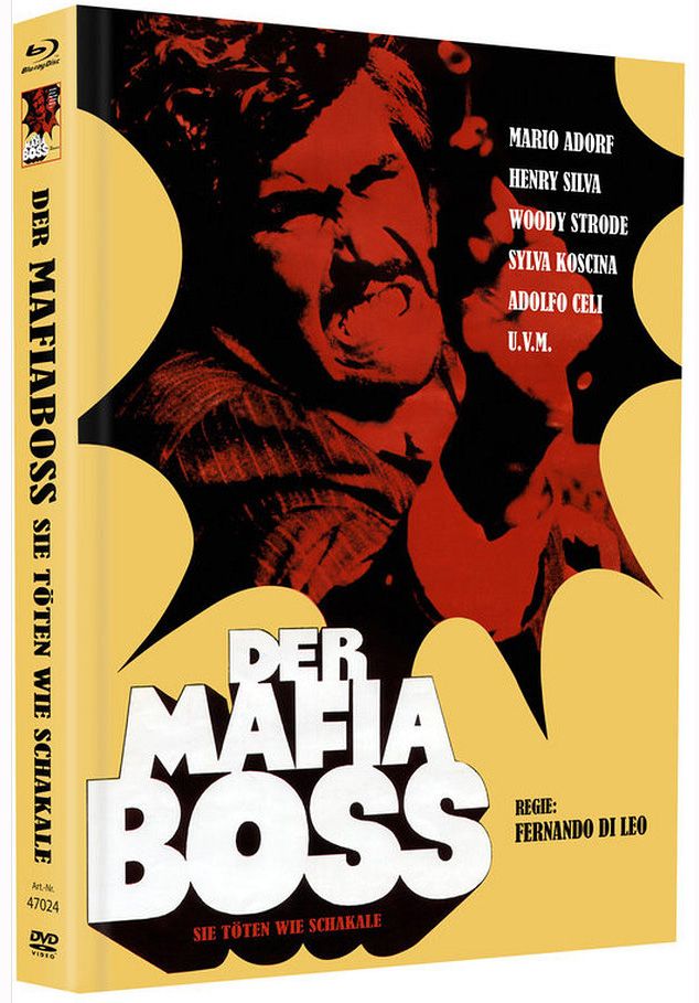 Der Mafiaboss - Sie töten wie Schakale - Cover E - (Blu-Ray+DVD) - Mediabook - Limited 75 Edition