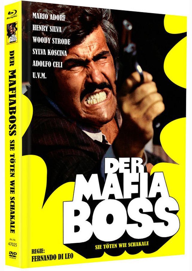 Der Mafiaboss - Sie töten wie Schakale - Cover F - (Blu-Ray+DVD) - Mediabook - Limited 75 Edition