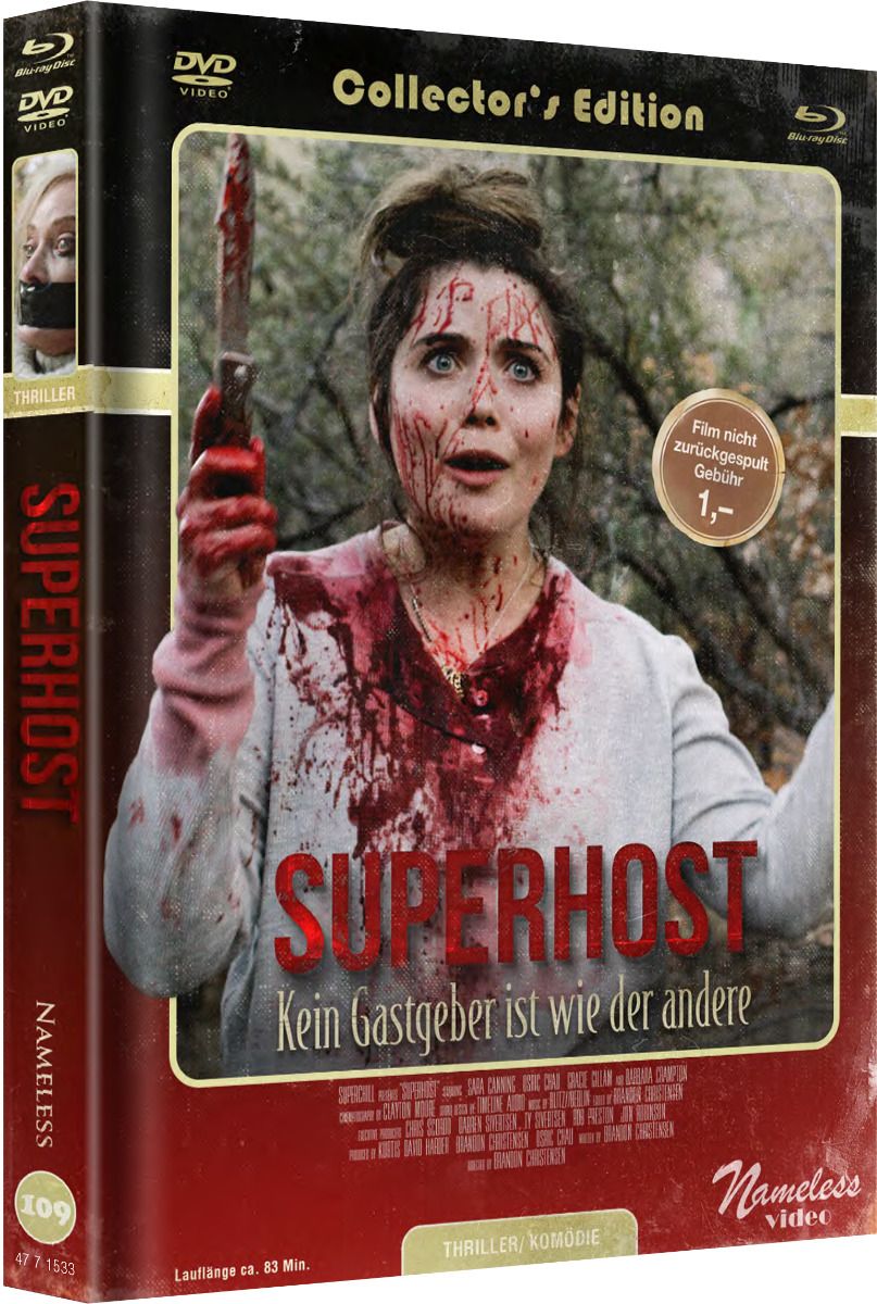 Superhost - Cover B - Mediabook (Blu-Ray+DVD) - Limited 333 Edition