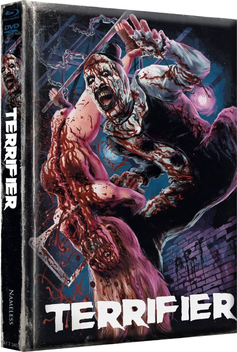 Terrifier - Cover J - Mediabook (Wattiert) - (Blu-Ray+DVD) - B-Ware ohne Limitierungsnummer!