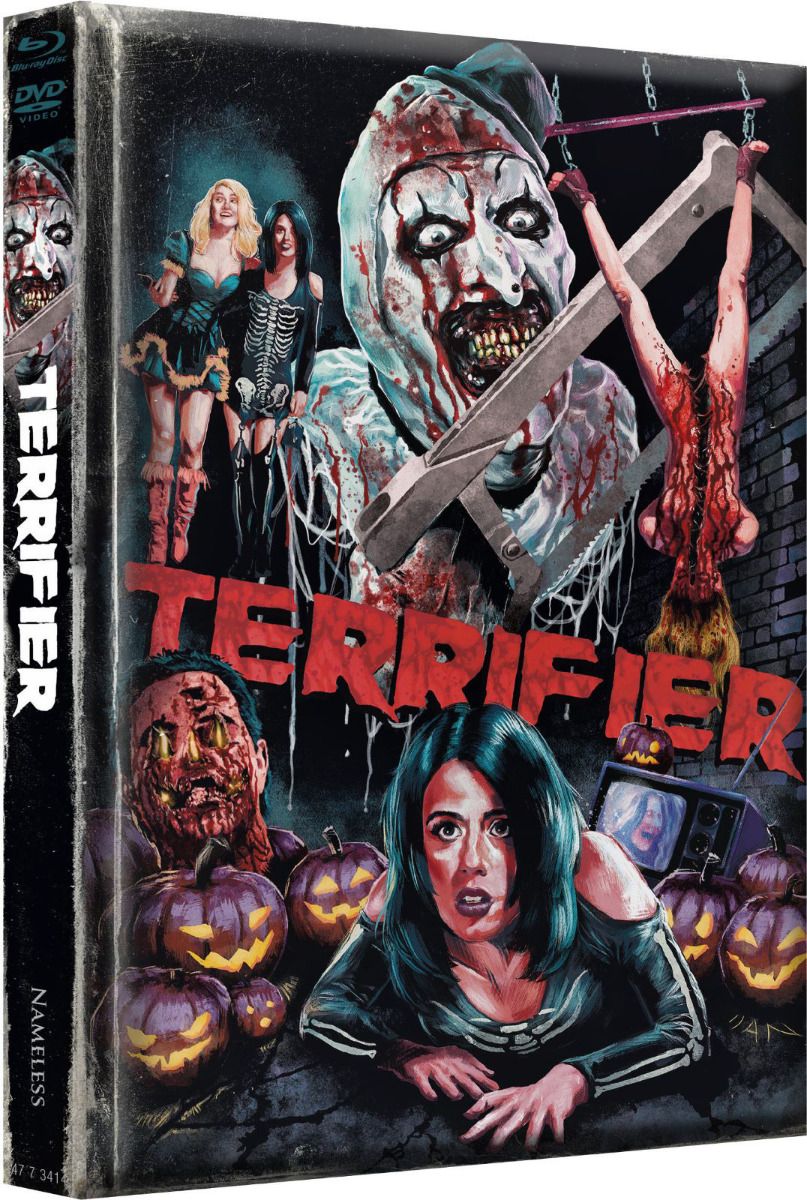 Terrifier - Cover K - Mediabook (Wattiert) - (Blu-Ray+DVD) - B-Ware ohne Limitierungsnummer!