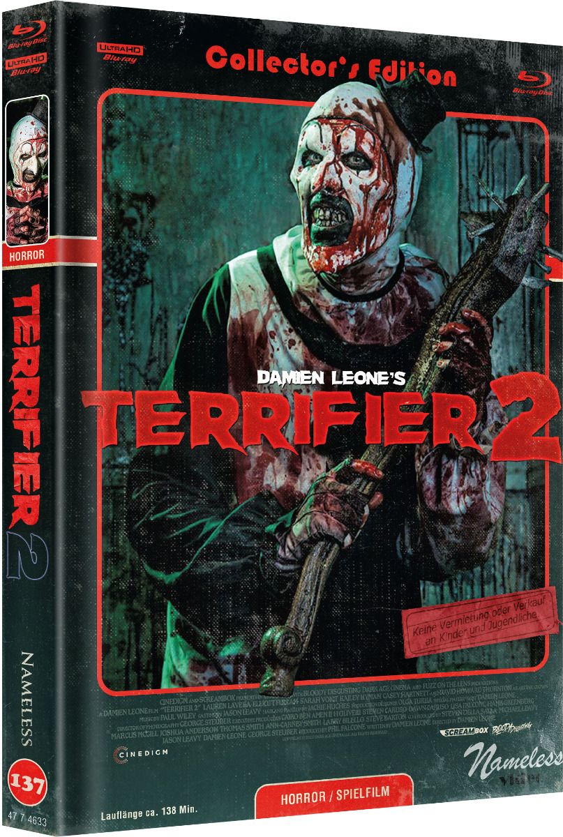 Terrifier 2 - Cover F - Mediabook (4K UHD+Blu-Ray) - Limited 666 Edition