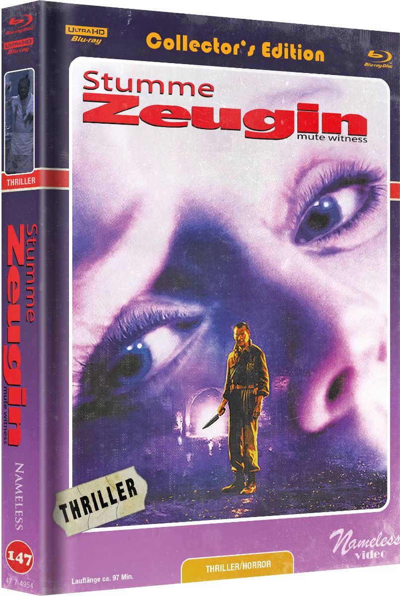 Stumme Zeugin - Cover C - Mediabook (4K UHD+Blu-Ray) - Limited 500 Edition