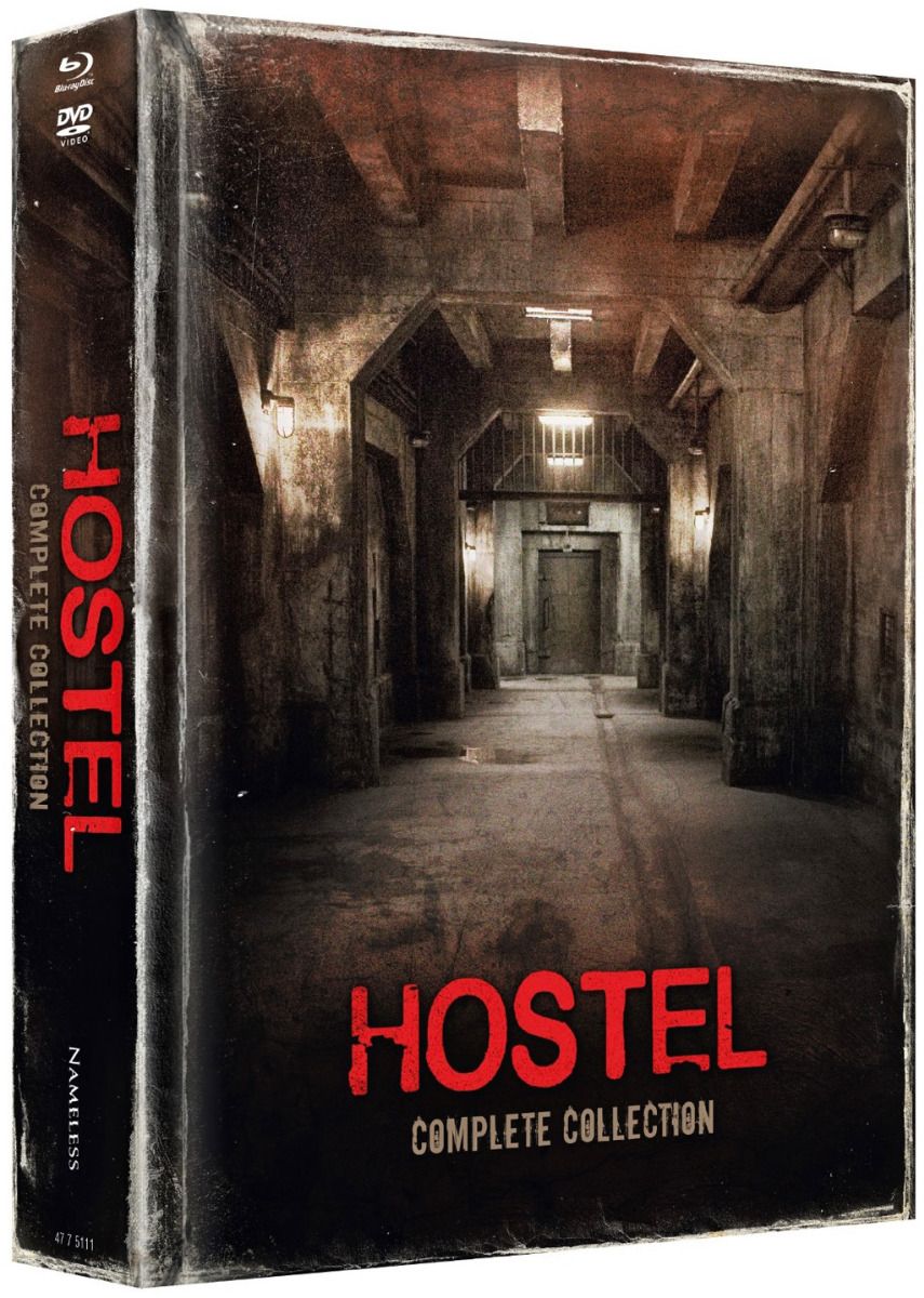 Hostel 1-3 - Cover A - Mediabook (Wattiert) (Blu-Ray+DVD) (8Discs) - Limited 750 Edition
