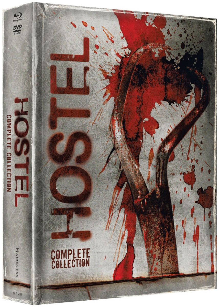 Hostel 1-3 - Cover B - Mediabook (Wattiert) (Blu-Ray+DVD) (8Discs) - Limited 750 Edition