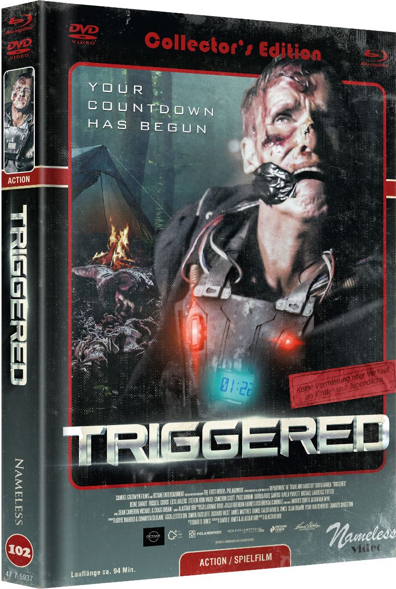 Triggered - Cover C - Mediabook (Blu-Ray+DVD) - Limited 333 Edition