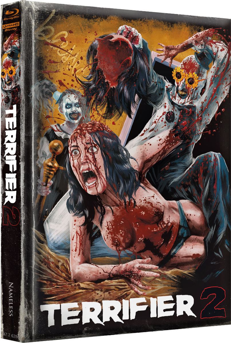 Terrifier 2 - Cover I - Mediabook (Wattiert) (4K UHD+Blu-Ray) - Limited 1222 Edition