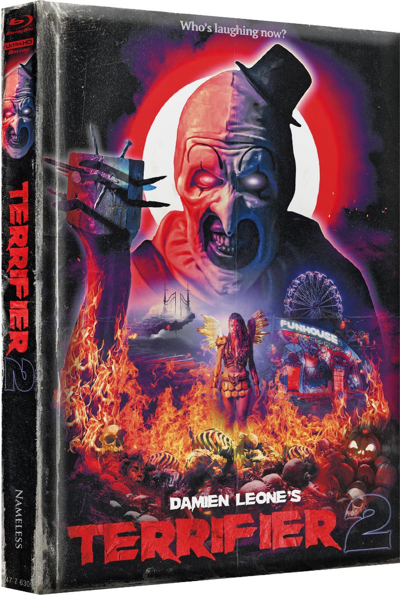 Terrifier 2 - Cover H - Mediabook (Wattiert) (4K UHD+Blu-Ray) - Limited 1222 Edition