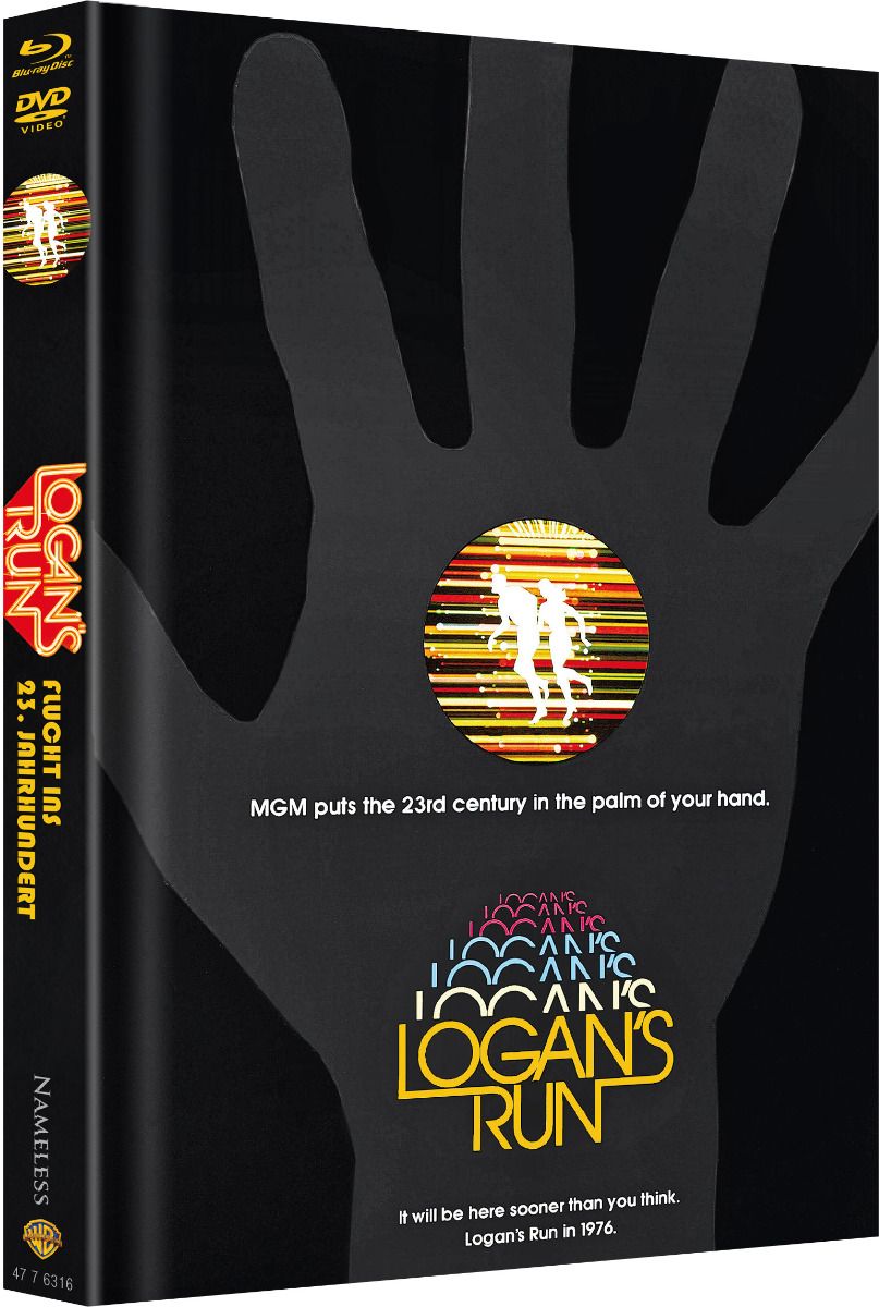 Logans Run - Flucht ins 23. Jahrhundert - Cover A - Mediabook (Blu-Ray) (2Discs) - Limited 333 Edition