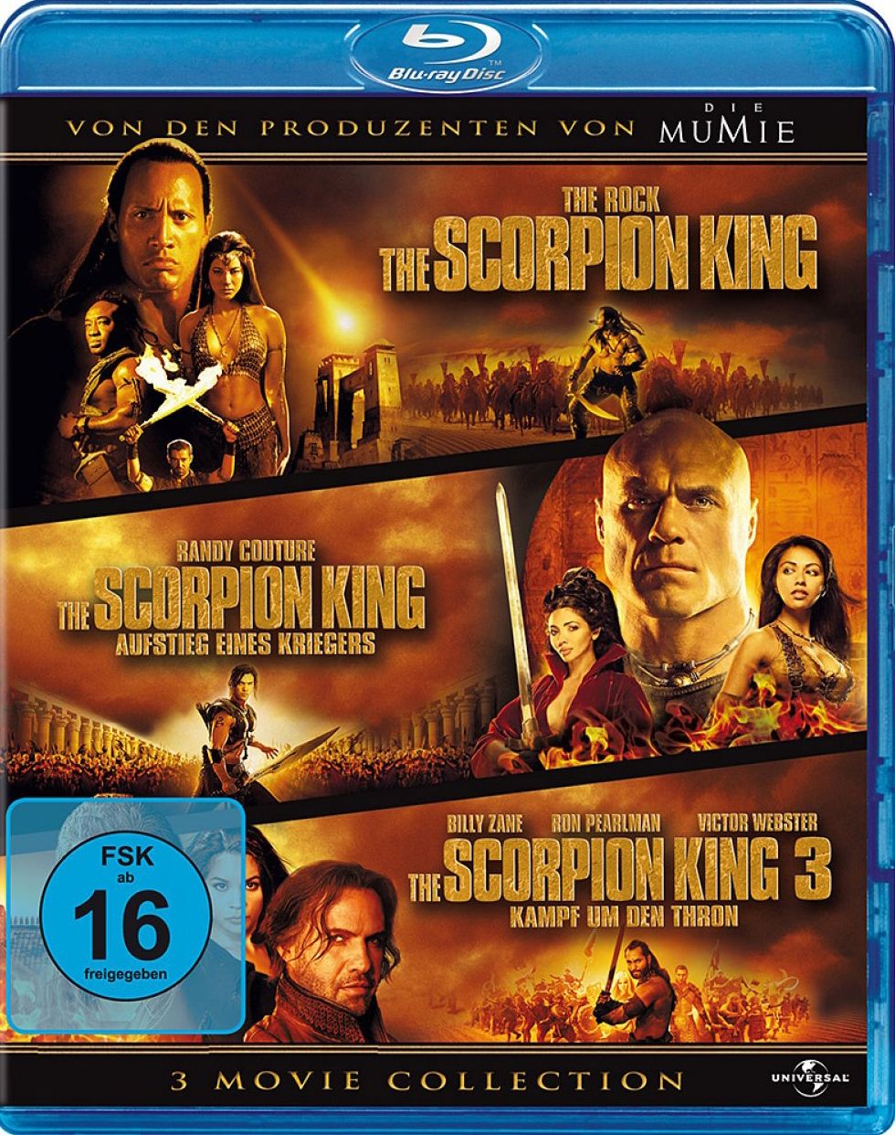 Scorpion King 1 - 3 Collection (BLURAY)