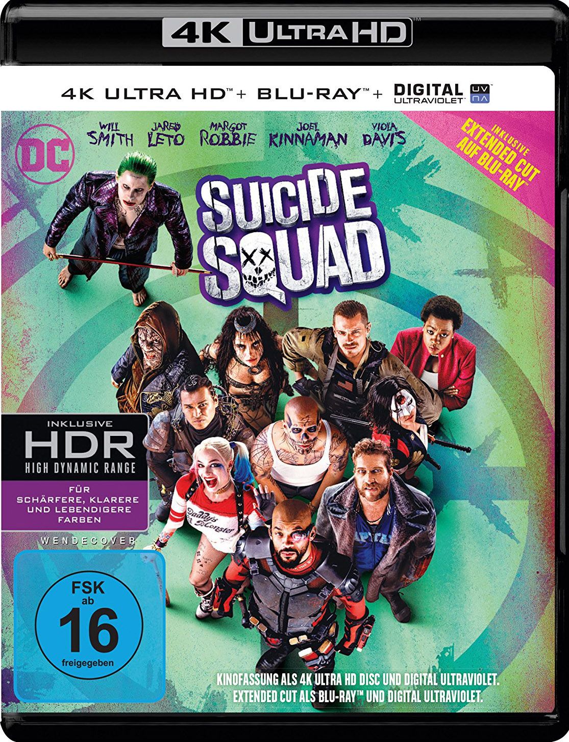 Suicide Squad (Kinofassung & Extended Cut) (2 Discs) (UHD BLURAY + BLURAY)