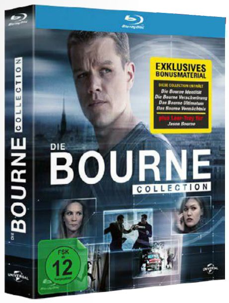 Bourne Collection 1 - 4, The (Lim. DigiBook) (4 Discs) (BLURAY)