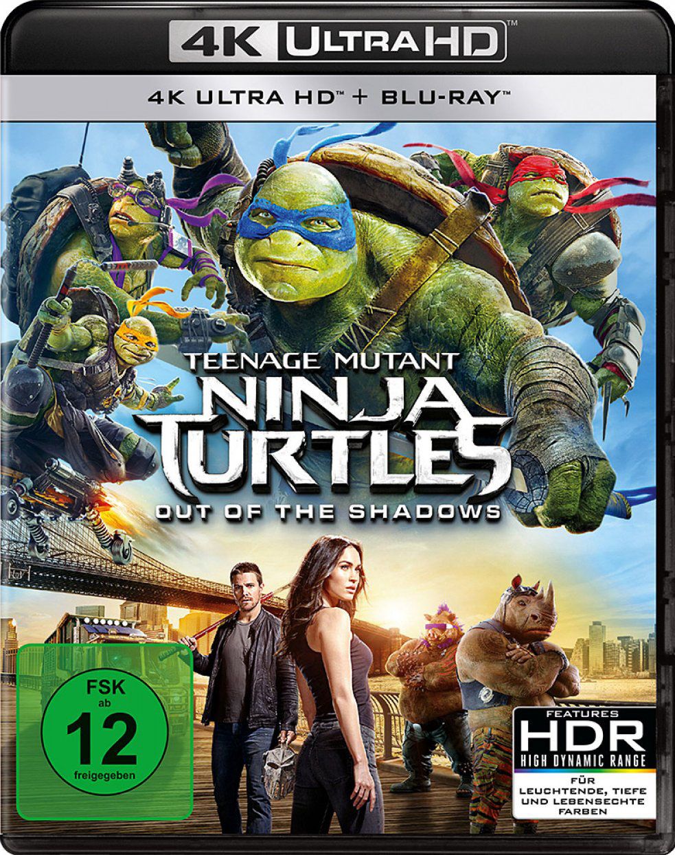 Teenage Mutant Ninja Turtles - Out of the Shadows (2 Discs) (UHD BLURAY + BLURAY)