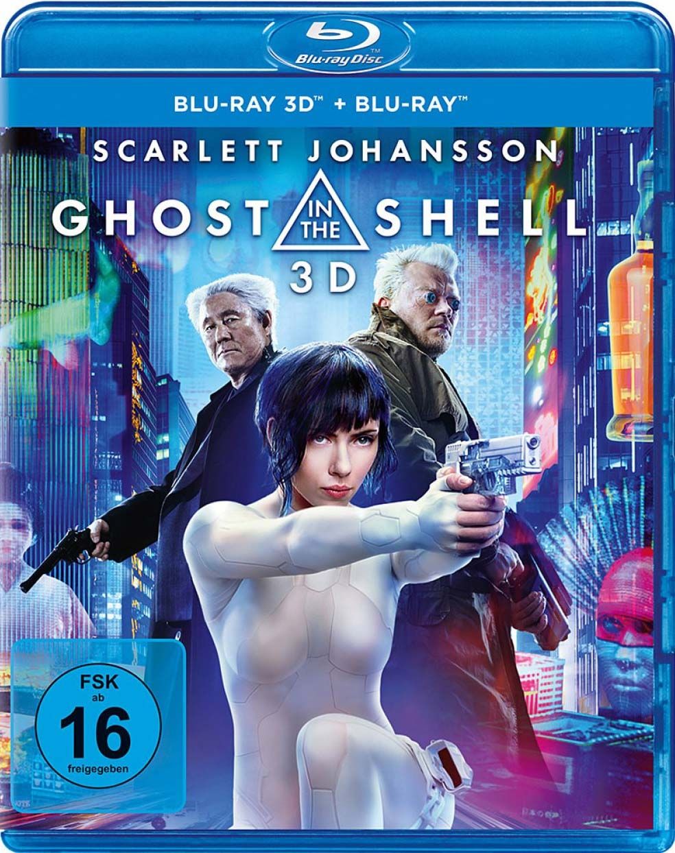 Ghost in the Shell (2017) (2 Discs) (BLURAY 3D + BLURAY)