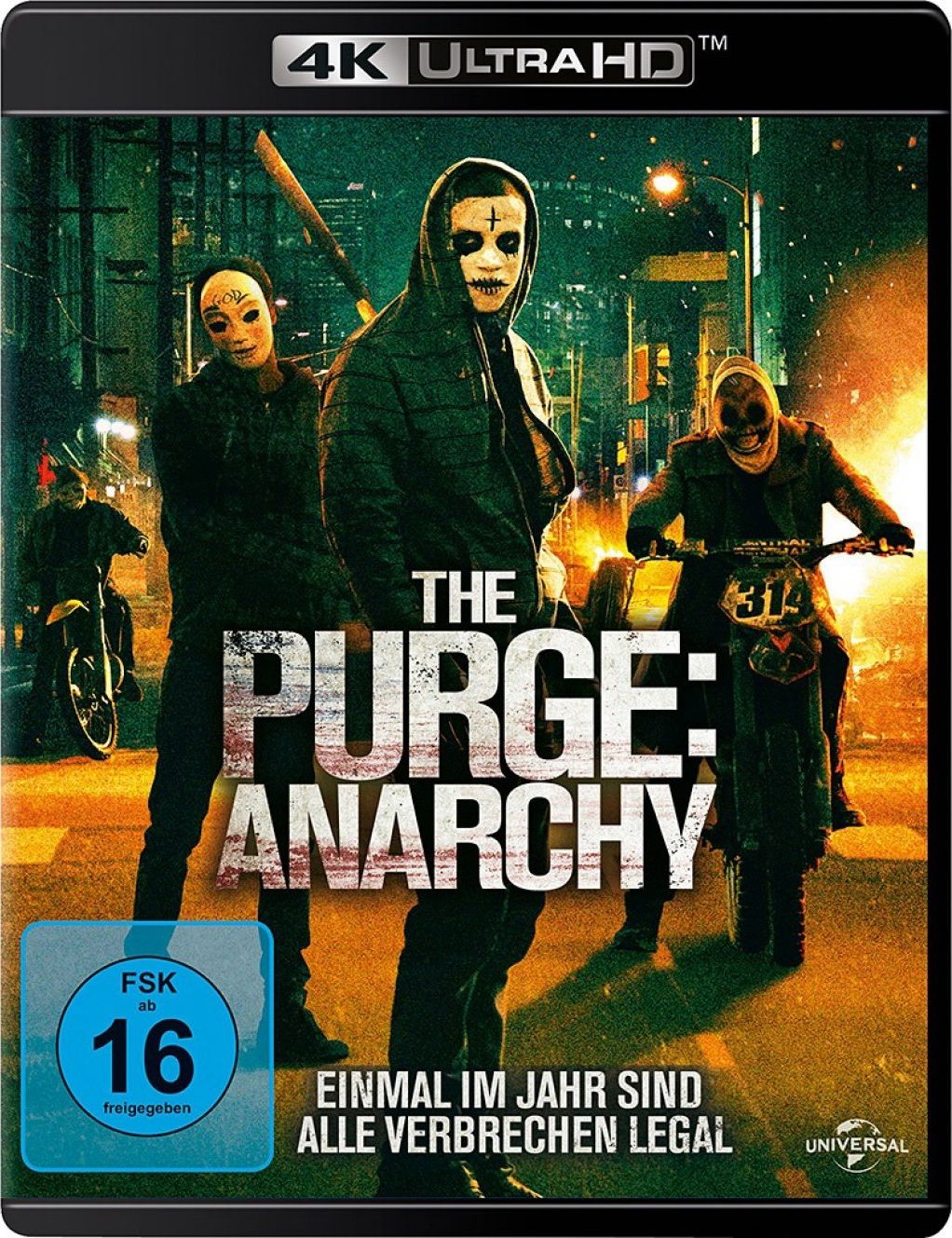 Purge, The: Anarchy (2 Discs) (UHD BLURAY + BLURAY)