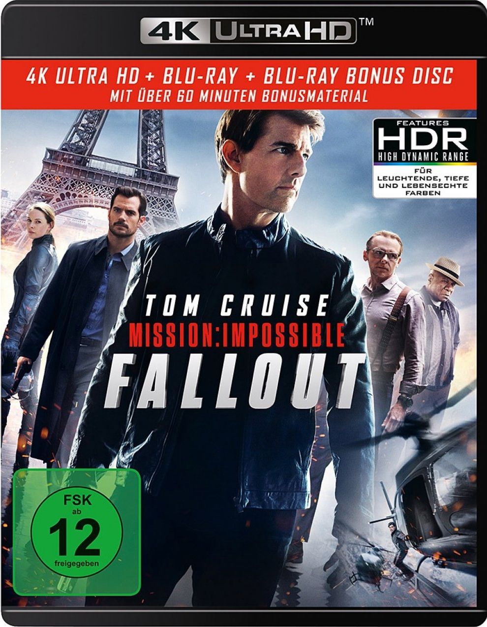 Mission: Impossible 6 - Fallout (3 Discs) (UHD BLURAY + BLURAY)