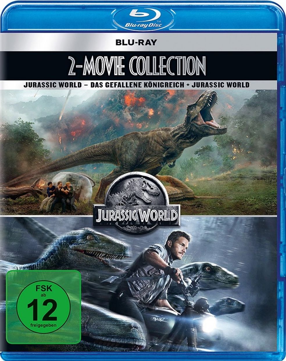 Jurassic World / Jurassic World - Das gefallene Königreich (Double Feature) (Neuauflage) (2 Discs) (BLURAY)
