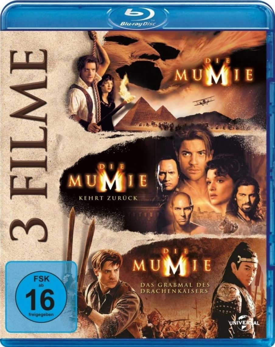 Mumie, Die - Trilogie (Neuauflage 2019) (3 Discs) (BLURAY)
