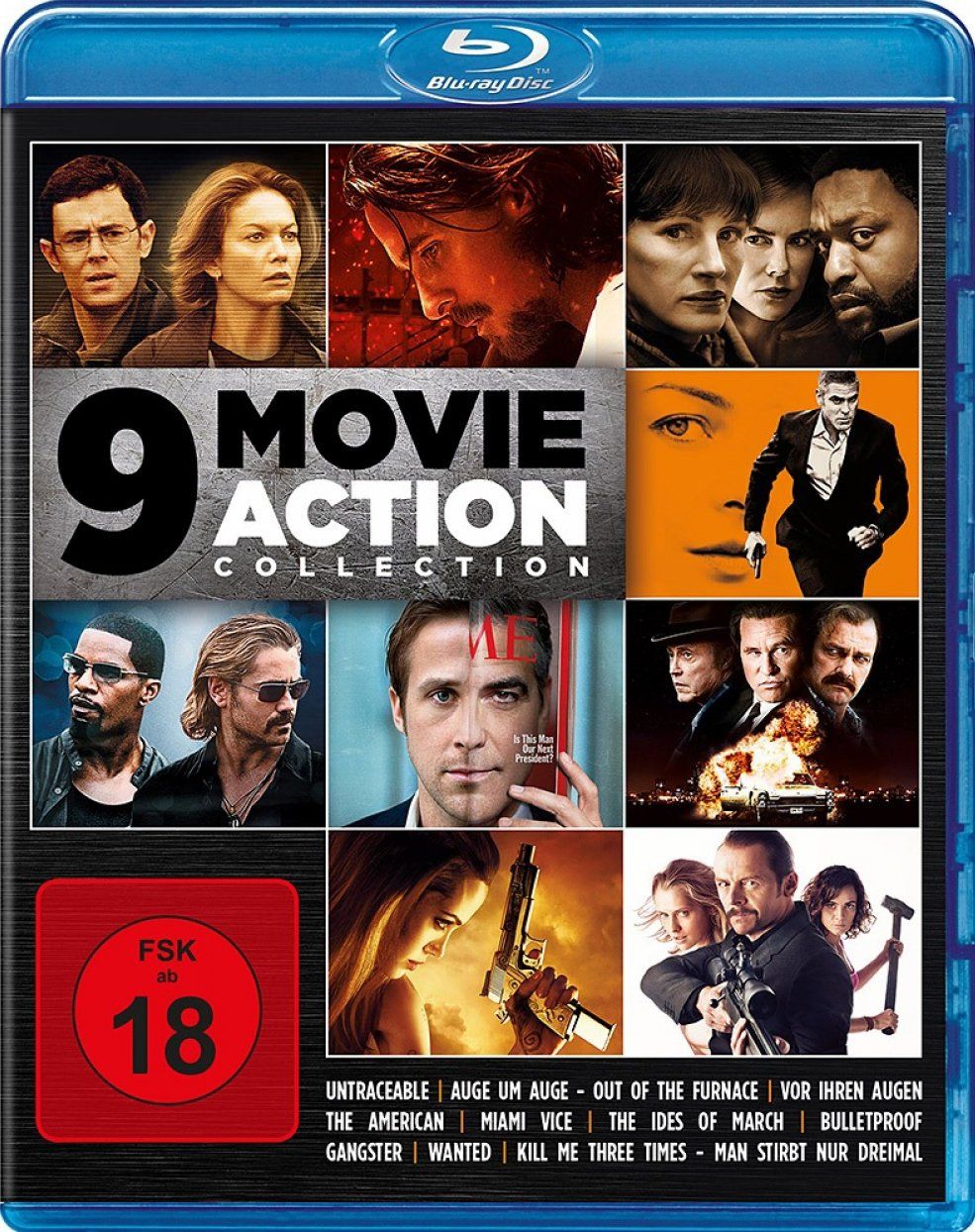9 Movie Action Collection (3 Discs) (BLURAY)